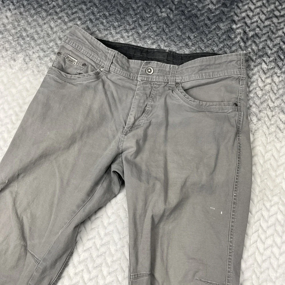 Kuhl Kanvus Jean Pants Mens 36x32 Gray Patina Dye Outdoor Workwear Gorpcore